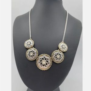 Silver Gold Toned Necklace